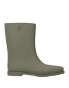 Totême Toteme Woman Ankle Boots Military Green Size 8 Rubber