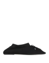 Totême Toteme Woman Ballet Flats Black Size 10 Textile Fibers