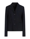 Totême Toteme Woman Blazer Midnight Blue Size 6 Viscose, Wool, Elastane In Blue