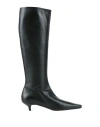 Totême 40 High Boots In Nappa Leather In Black