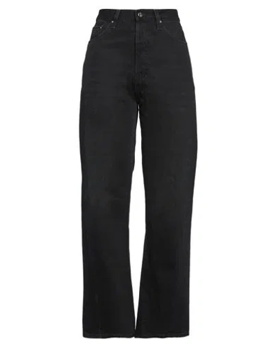 Totême Toteme Woman Jeans Black Size 29w-32l Organic Cotton