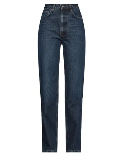 Totême Toteme Woman Jeans Blue Size 27w-32l Organic Cotton