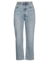 Totême Toteme Woman Jeans Blue Size 28w-30l Organic Cotton In Blue