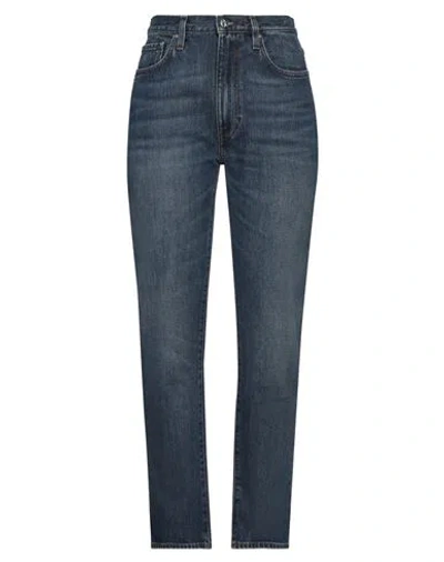 Totême Toteme Woman Jeans Blue Size 30w-32l Organic Cotton