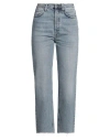 Totême Toteme Woman Jeans Blue Size 28w-30l Organic Cotton In Blue