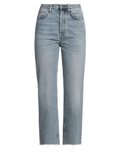 TOTÊME TOTEME WOMAN JEANS BLUE SIZE 31W-32L COTTON