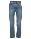 Totême Toteme Woman Jeans Blue Size 31w-32l Organic Cotton In Blue