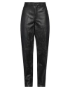 Totême Toteme Woman Pants Black Size 12 Lambskin