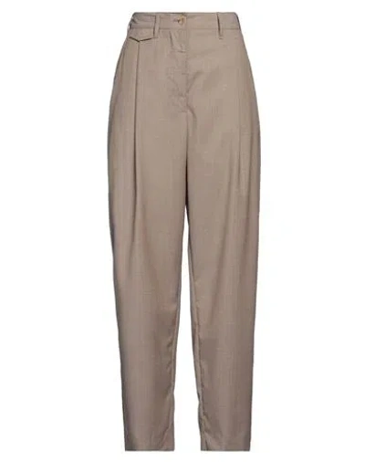 Totême Toteme Woman Pants Dove Grey Size 8 Wool