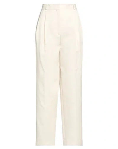 Totême Toteme Woman Pants Ivory Size 6 Viscose, Polyester In White