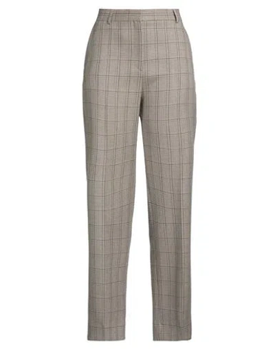 Totême Toteme Woman Pants Sand Size 10 Wool In Gray