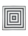 Totême Geometric-print Poplin Scarf In White