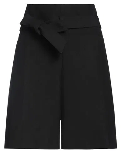Totême Toteme Woman Shorts & Bermuda Shorts Black Size 2 Organic Cotton