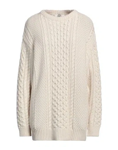Totême Toteme Woman Sweater Ivory Size S Wool In White