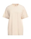 Totême Oversized Straight T Shirt In Beige