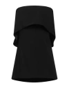 Totême Toteme Woman Top Black Size 8 Viscose, Wool In Black
