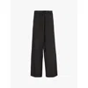 Totême Toteme Tie-waist Fluid Trousers In Black
