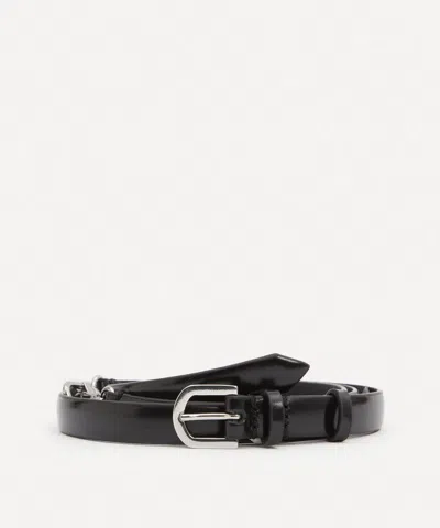 Totême Toteme Women's Double Clasp Leather Belt