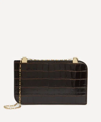 Totême Toteme Women's Embossed Leather Chain Clutch Bag