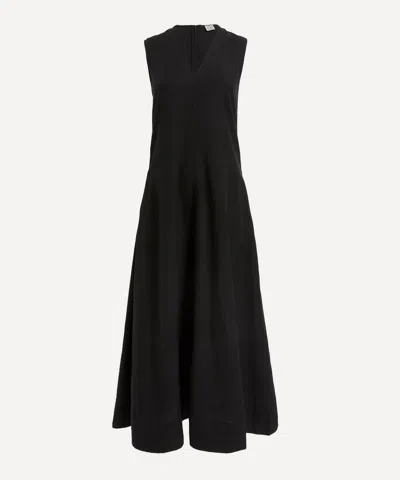 Totême Toteme Women's Fluid V-neck Maxi-dress