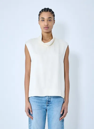 Totême Toteme Women Highneck Top In White