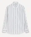 Totême Toteme Women's Kimono-sleeve Striped Shirt