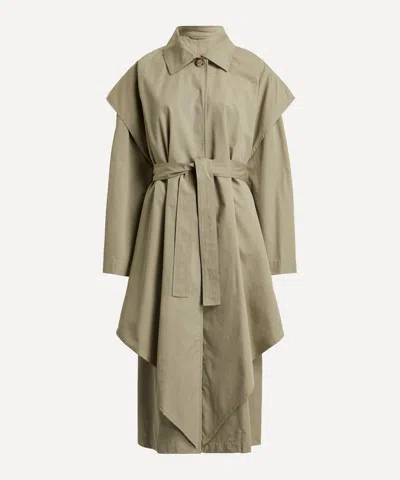 Totême Toteme Women's Layered Cotton-cupro Trench Coat