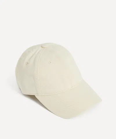 Totême Toteme Women's Leather-trim Cotton Cap