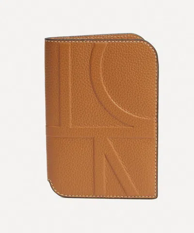 Totême Toteme Women's Monogram Leather Passport Holder