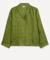 Totême Toteme Women's Monogram Silk Pyjama Shirt