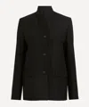 Totême Toteme Wool Single-breasted Jacket In Black