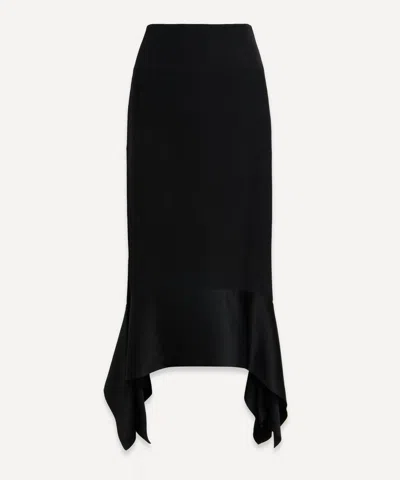 Totême Toteme Women's Satin-sash Crepe Skirt