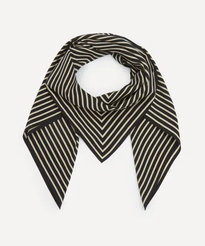 Totême Toteme Women's Silk Logo Scarf