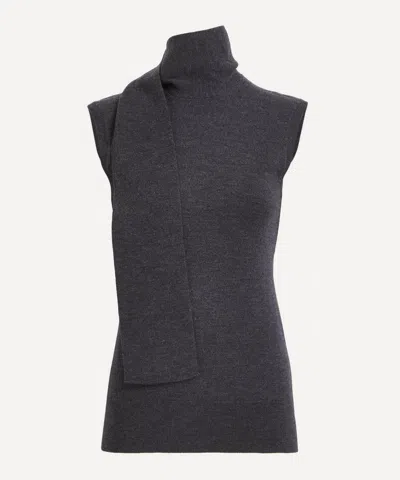 Totême Toteme Women's Sleeveless Scarf Knit Top