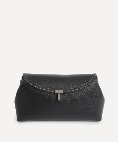 Totême Toteme Women's T-lock Leather Clutch