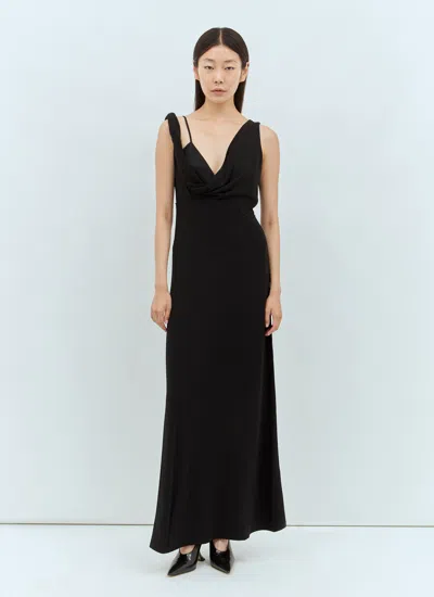 Totême Toteme Women Twist Drape Dress In Black
