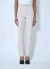Totême Toteme Women Twisted Seam Jeans In Gray