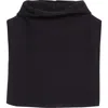 Totême Wool Cashmere Hoodie Bib Black In Black