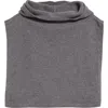 Totême Toteme Wool & Cashmere Hoodie Bib In Grey Melange