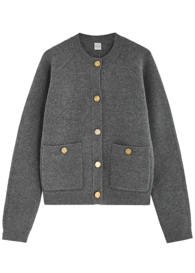 TOTÊME TOTEME WOOL-BLEND CARDIGAN