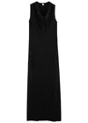 Totême Toteme Wool-blend Maxi Dress In Black