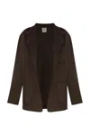 Totême Toteme Wool Coat In Marrone