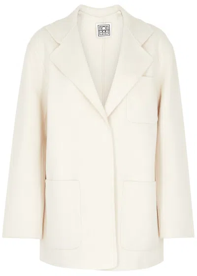 Totême Wool Jacket In White