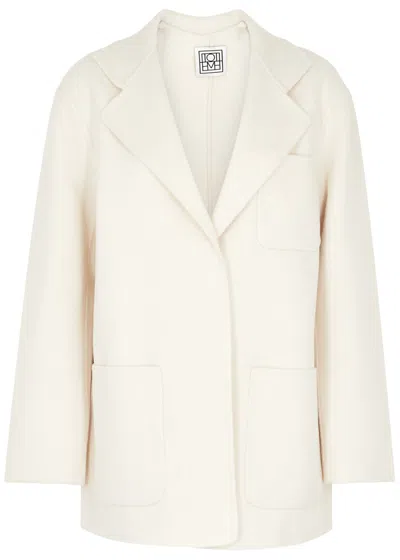 Totême Wool Jacket In Beige