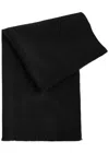 Totême Toteme Wool Scarf In Black