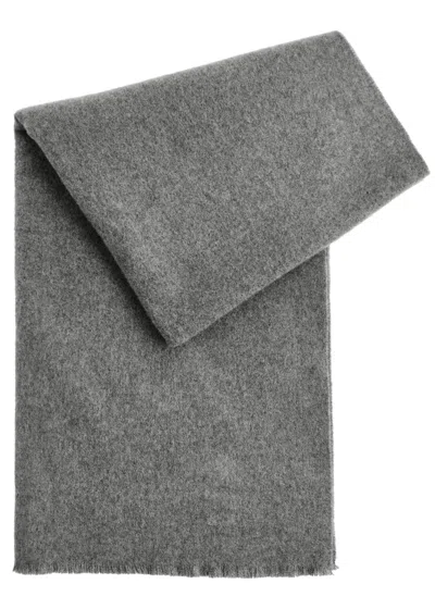 Totême Toteme Wool Scarf In Light Grey