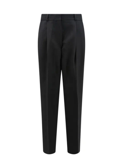 Totême Toteme Women Trouser With Double Pince In Black
