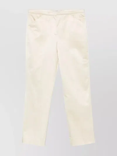 TOTÊME TROUSERS STRAIGHT BACK POCKETS