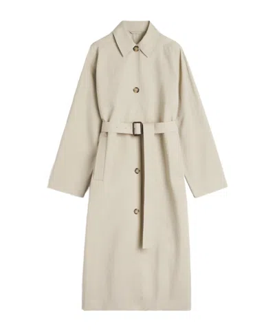TOTÊME TOTÊME LONG SLEEVED BELTED TRENCH COAT