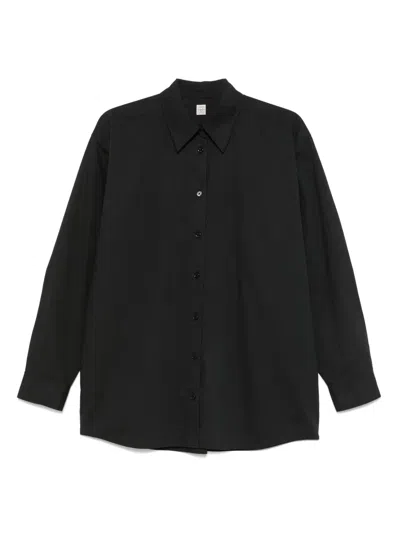 Totême Tumbled Shirt In Black